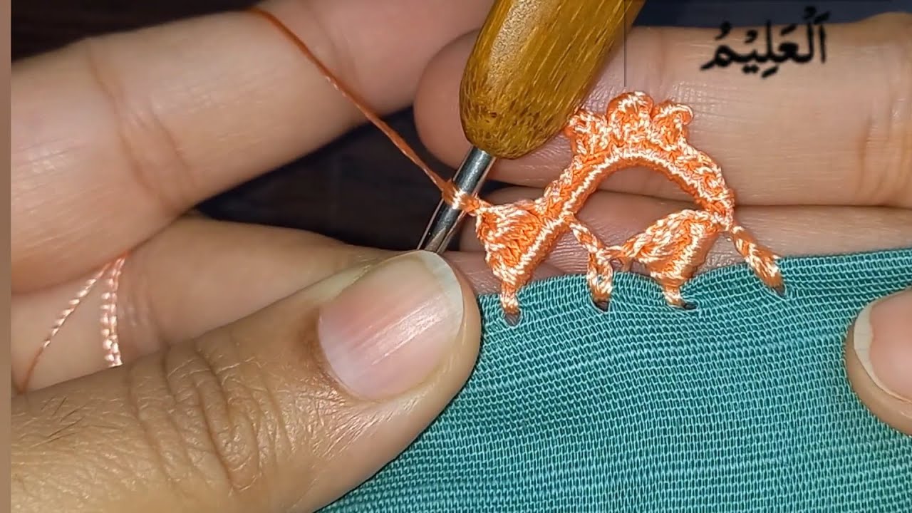 Easy Dupatta design ideas with crochet lace/Qureshia dupatta lace edging/How to crochet simple lace