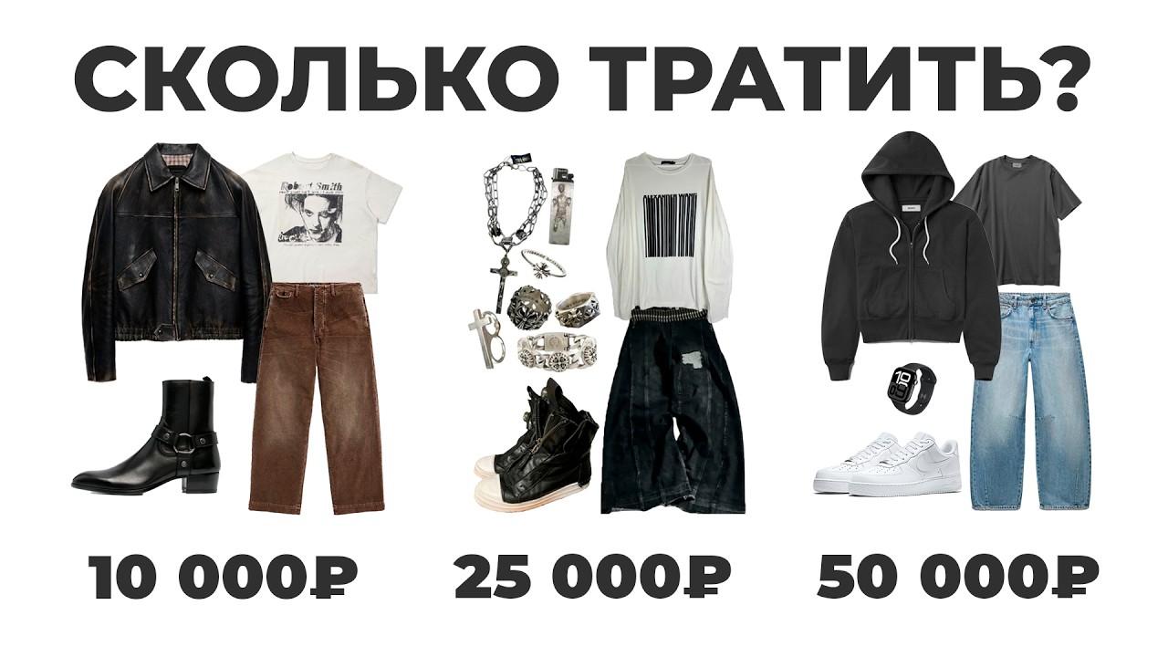 СКОЛЬКО ДЕНЕГ ТЕБЕ НУЖНО ТРАТИТЬ НА ОДЕЖДУ?