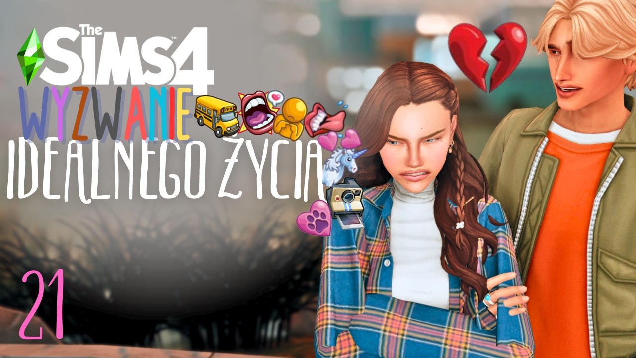 ZDRADA w WALENTYNKI!😲💔 | Wyzwanie idealnego życia (odc.21) | The Sims 4