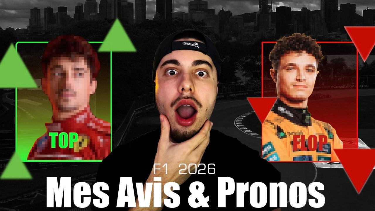 MES PRONOS / AVIS POUR LA SAISON 2026 DE F1