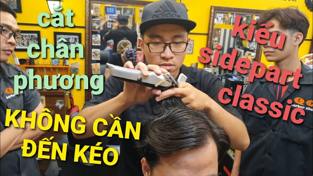 Hướng dẫn chi tiết cắt chân phương kiểu sidepart không cần dùng kéo