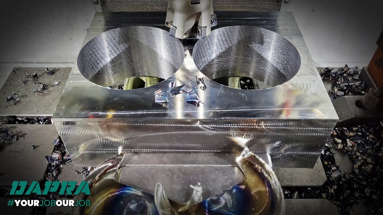 DAPRA - Make large diameter holes CRAZY fast!  High-feed helixing a 4.0