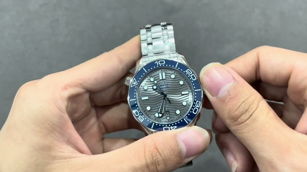 Review OMG seamaster VSF size 42 Dial xám cực đẹp ! Mẫu đồng hồ hoàn thiện tốt nhất hiện nay