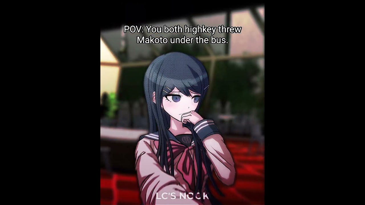 Shitpost. I think Kyoko finds this funny. #danganronpa #lcsnook #kyokokirigiri #sayakamaizono