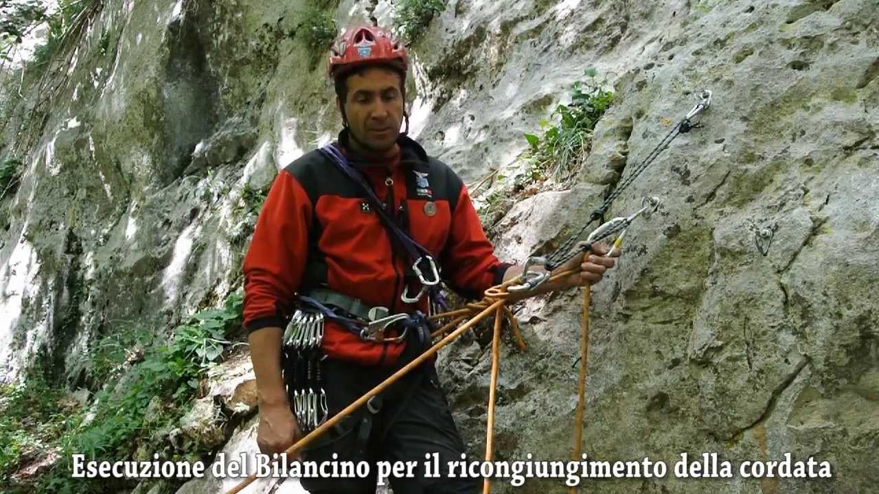 Bilancino - ricongiungimento della cordata