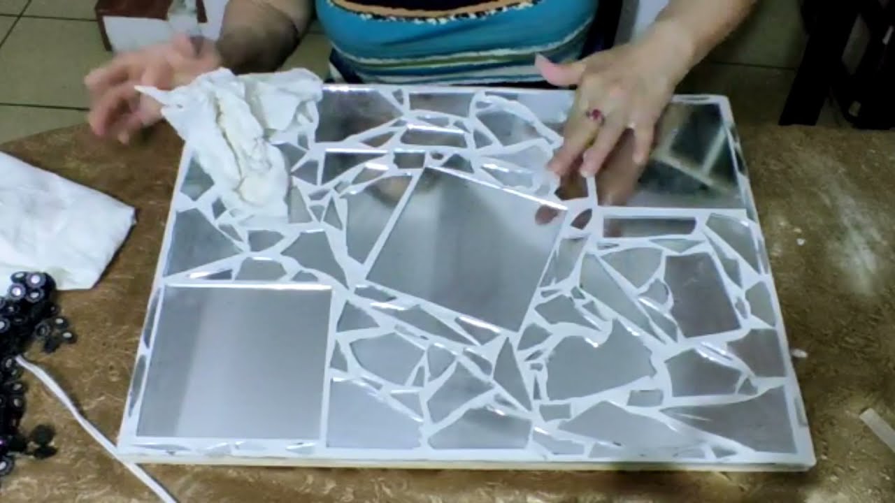 Reciclando espejos quebrados | diy | manualidades