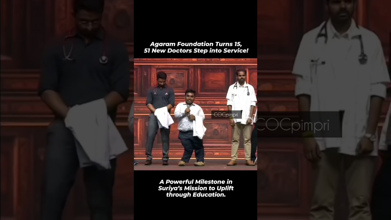 Empowering Rural Education: Surya's Agaram Foundation Soars to Success #trendingreels #doctor #surya