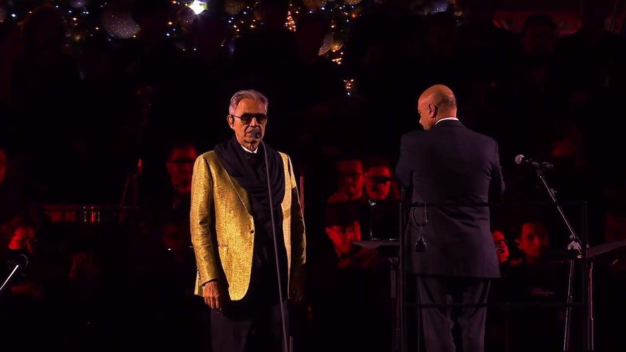 A Message from the Artist Andrea Bocelli during the Christmas Tree Lighting Ceremony