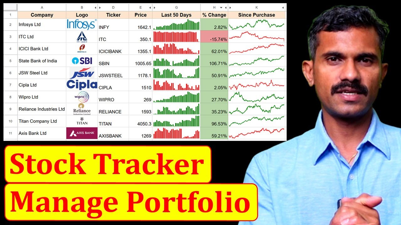 Stock Tracker in Google Sheets | Manage Portfolio