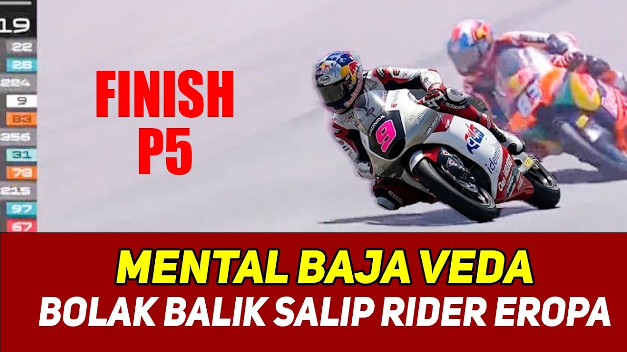 BIKIN GEGER  ‼️AKSI VEDA EGA REBUT P5 JADI SOROTAN USAI BOLAK BALIK SALIP RIDER EROPA