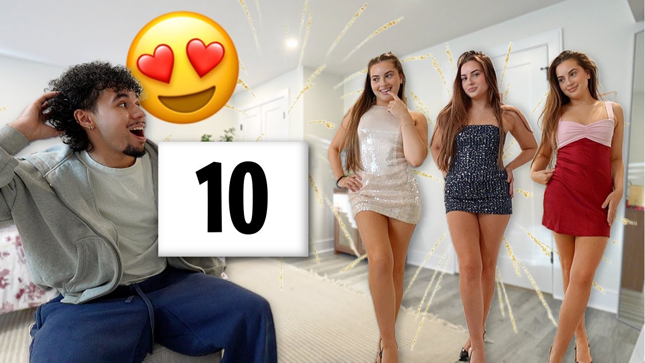 Boyfriend Rates My HOT NEW YEARS Outfits!!