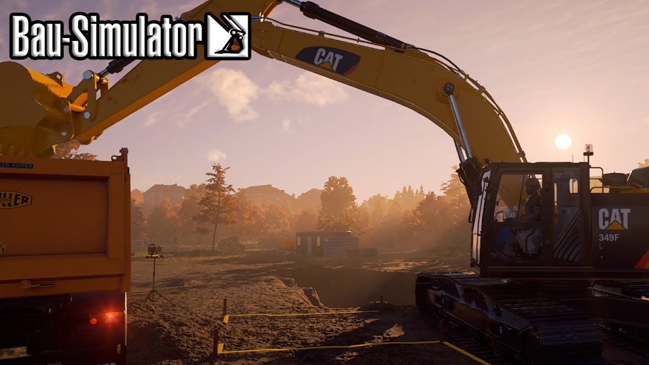 BAU SIMULATOR :#34 Graben ausheben für die Neue Verkehrsstraße | CONSTRUCTION SIMULATOR