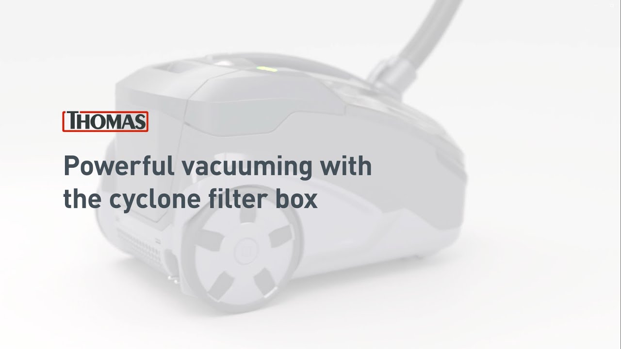 THOMAS CYCLOON filter box | Dual-Chamber Bagless Vacuum System for Hygienic Cleaning