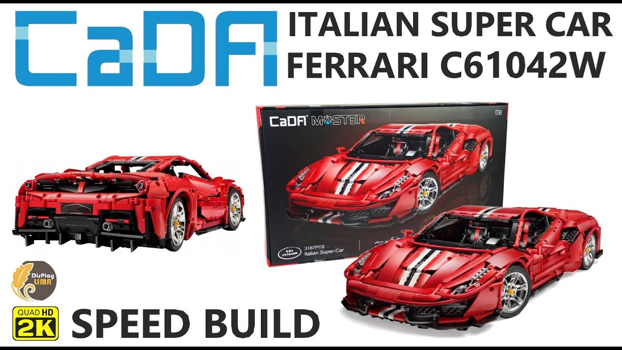 CaDA Master Italian Super Car🏎️WŁOSKIE SUPER AUTO 🏎️ FERRARI C61042W 🏎️ SPEED BUILD |2k60p|