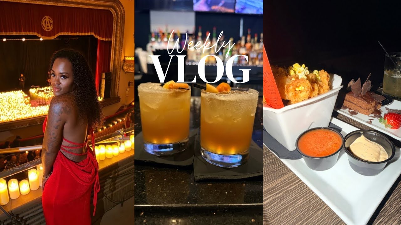 Weekly Vlog | candlelight concert + 6-miles + gym + cinebistro theater 