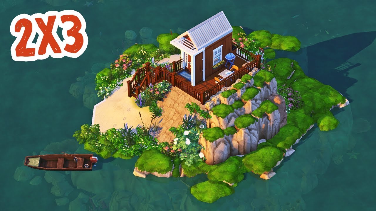 2x3 Micro Home || The Sims 4 Tiny Living: Speed Build