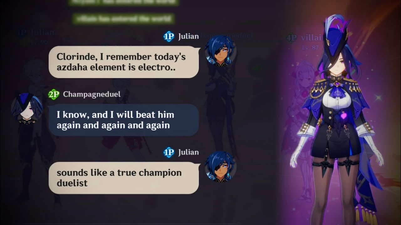When Clorinde doesn't care about Electro resistance..