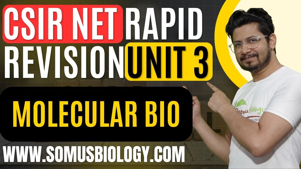 Быстрый пересмотр модуля 3 по естественным наукам CSIR Net | Онлайн-курсы по биологии от Shomu