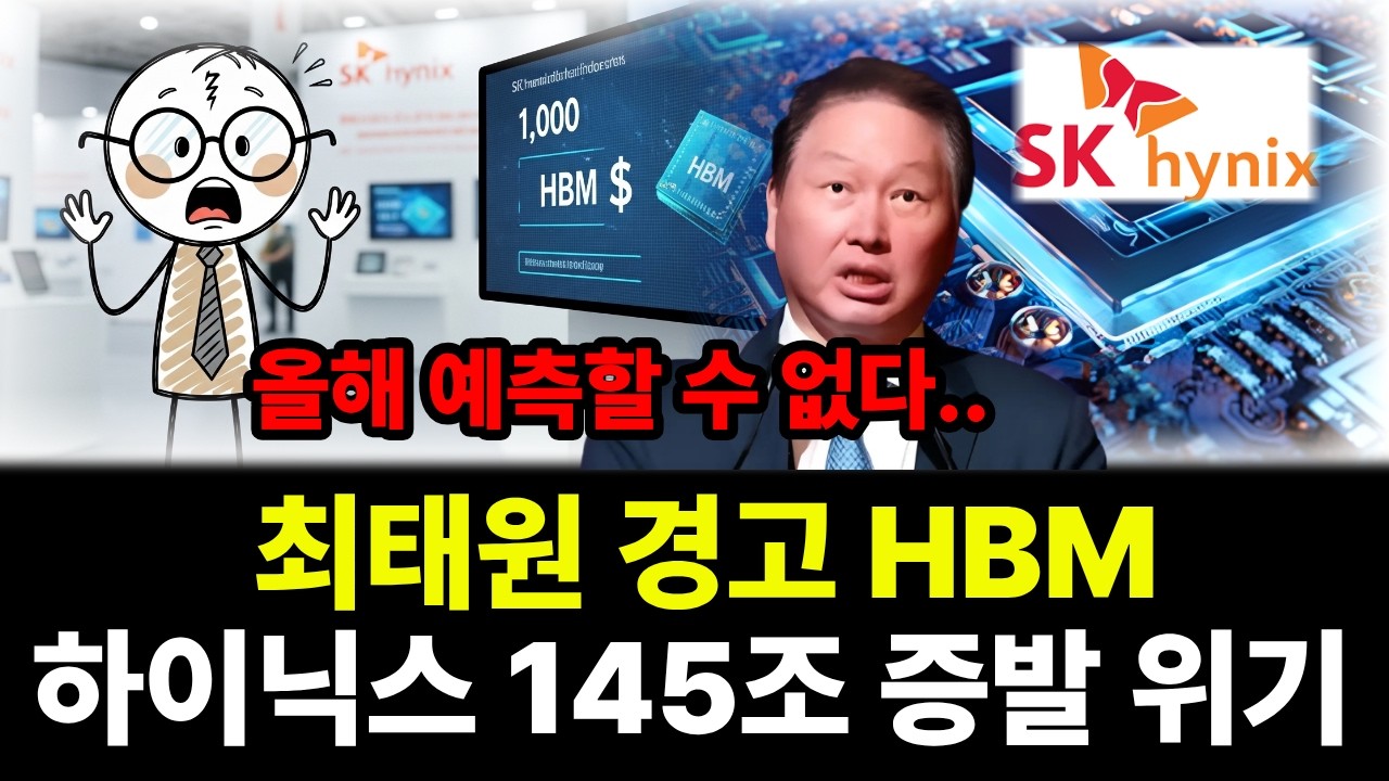 최태원 경고 HBM 하이닉스 145조 증발 위기