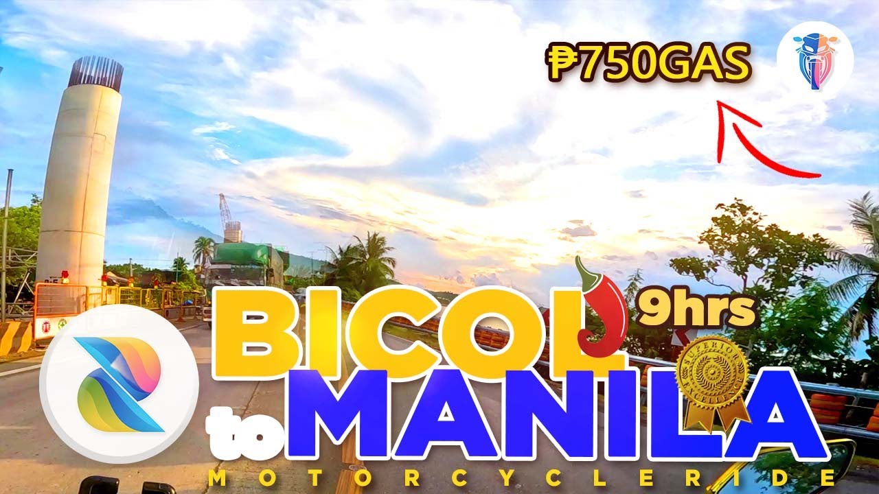 BICOL to MANILA | no rest🏍️MOTOR RIDE POV