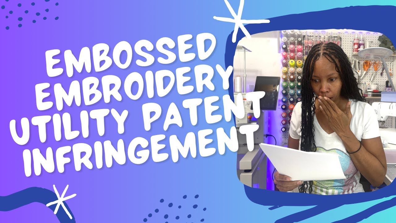 No More Embroidery Embossed Designs!