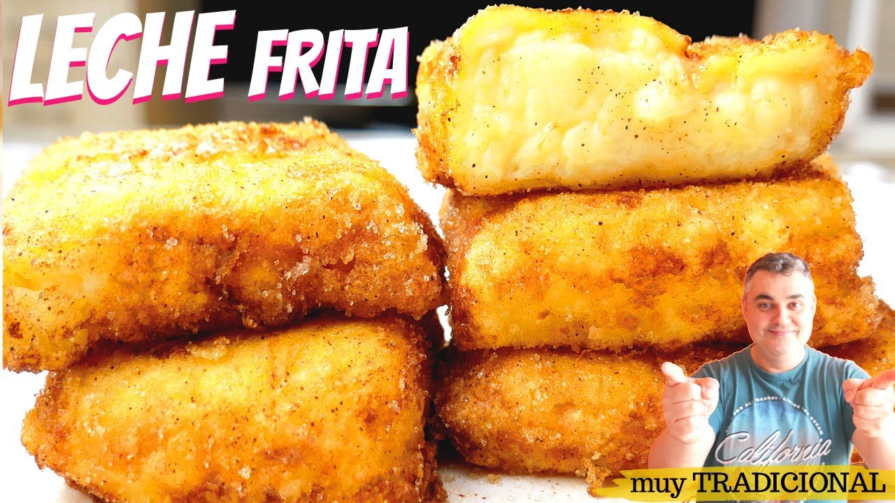 Prueba la LECHE FRITA 🥟😋con la receta CREMOSA y FÁCIL de la ABUELA (se derrite en tu boca)