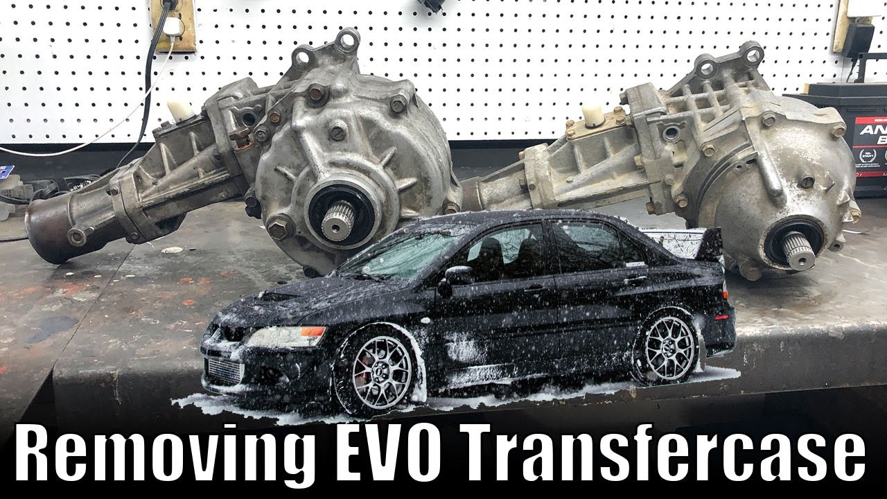 Снятие раздаточной коробки EVO // Раздаточная коробка ACD // Mitsubishi Lancer Evolution