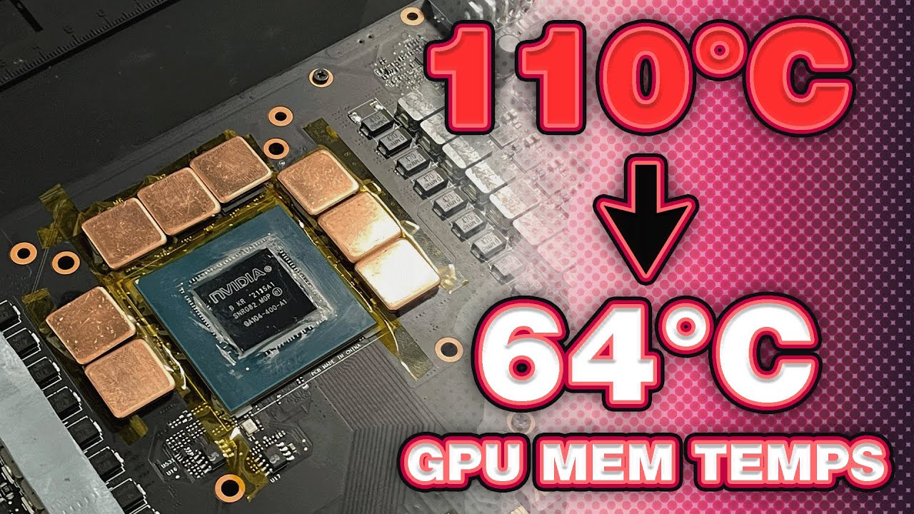 Я модифицировал RTX 3070 Ti с помощью Copper. Температура памяти упала на 45 градусов! Вот как. (...