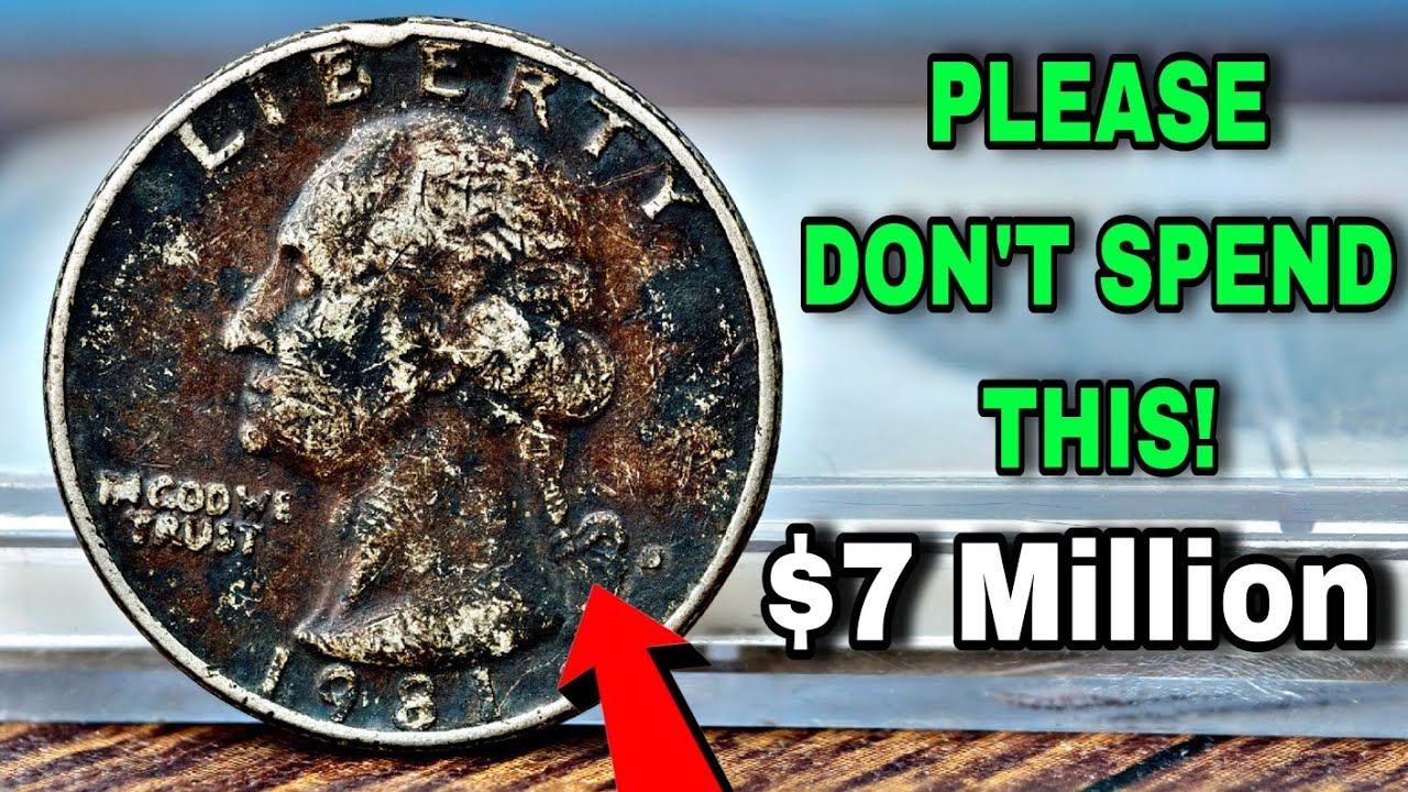 This dirty old black Quarter Dollar Coins just sold for Millions of dollars Rare Quarter to look for