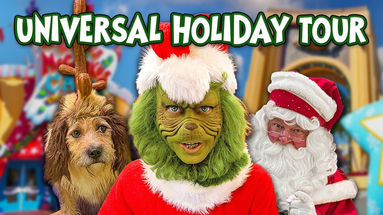 Встречайте ГРИНЧА в Universal Orlando! Завтрак Гринча и праздничный тур Universal