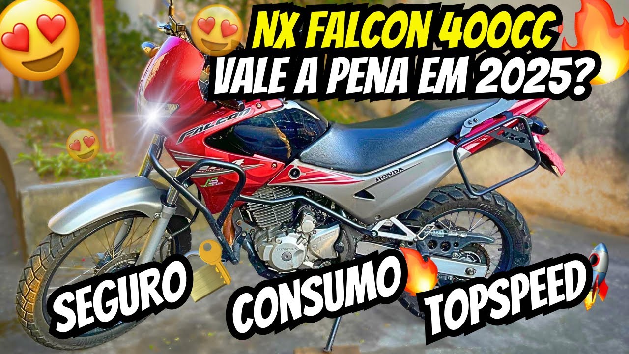 Vale a Pena ter uma Honda NX FALCON 400 em 2025? Opini&atilde;o Propriet&aacute;rio!