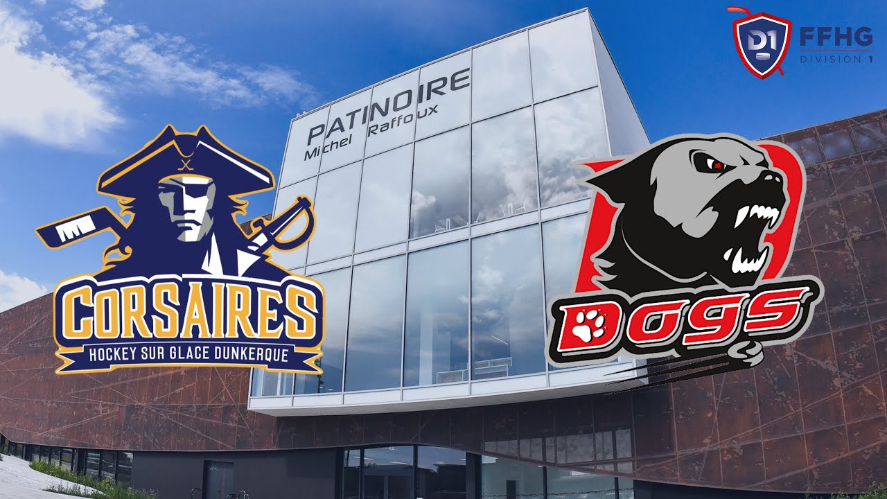 Résumé Les Corsaires de Dunkerque VS Les Dogs de Cholet ( 6-4 ) Journée 5