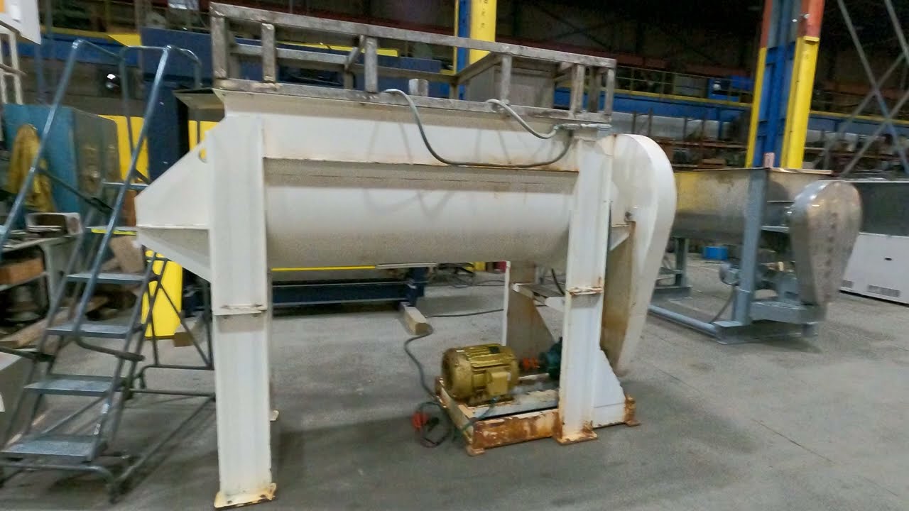 35 Cubic Foot Ribbon Blender.