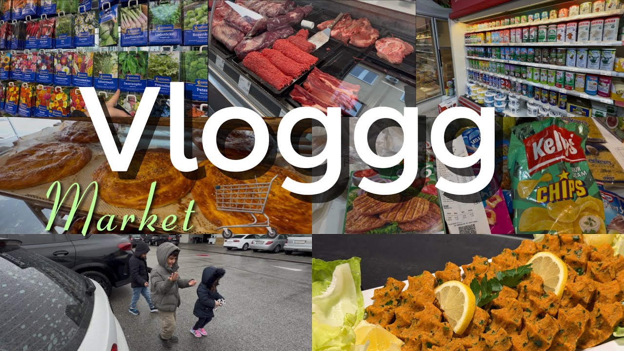 Yengemle Türk Market Alışverişi 🛒 | 77,44€ Neler Aldım? + Mercimek Köftesi | Vlog
