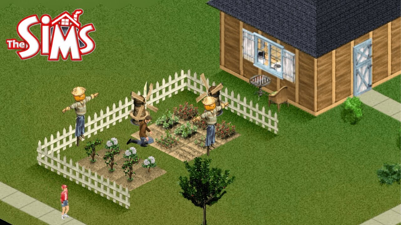 Life as a Humble Farmer in The Sims 1