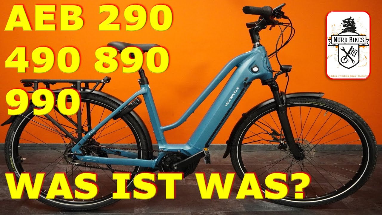Velo de Ville AEB 890. Was  ist der Unterschied zwischen AEB 290, 490, 890, 990 ?