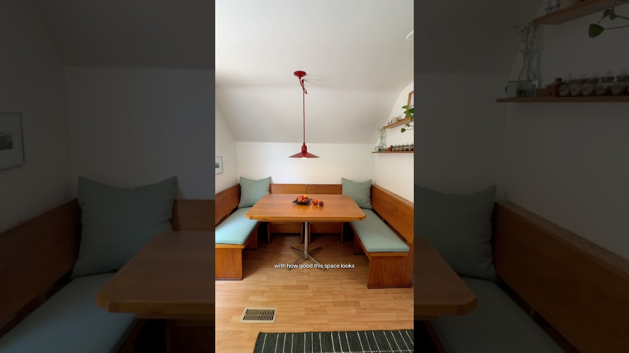 DREAM dining nook makeover❤️ #diy