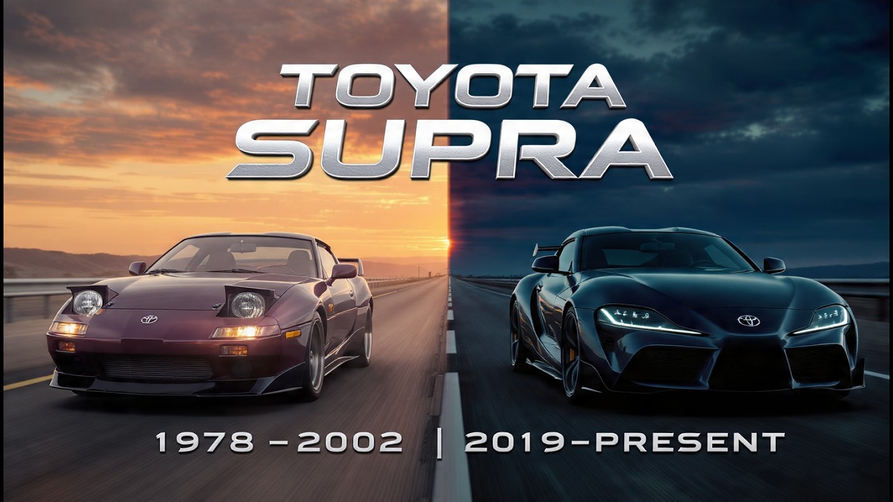 Toyota Supra Evolution 1978–2030 | From MK1 to Modern Legend #CarEvolution #ToyotaSupra #jdmlegend