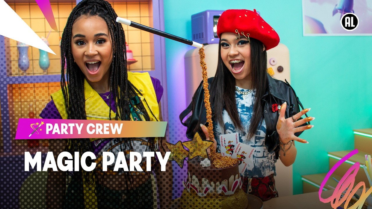 🪄🔮 MAGIC PARTY MET MAGISCHE CAKE EN BETOVERENDE SPIEGEL! | Party Crew AFL#18