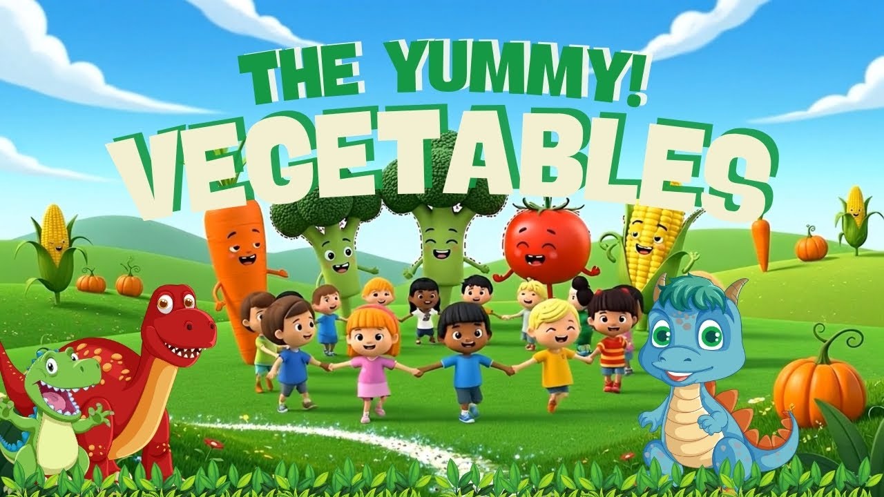 The Yummy Vegetables Song 🥕🥦 | Learn Vegetables for Kids | เพลงเด็ก