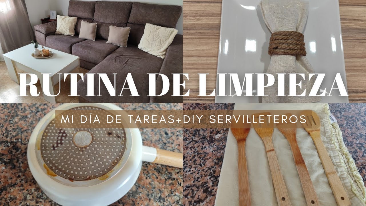 RUTINA DE ORDEN Y LIMPIEZA+DIY SERVILLETEROS