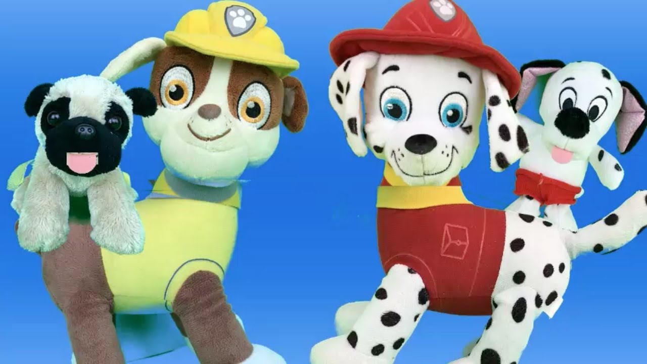 Patrulla canina juguetes español NUEVO BEBÉ PAW PATROL CACHORRO DE RUBBLE JUGAMOS BEBÉ MARSHALL