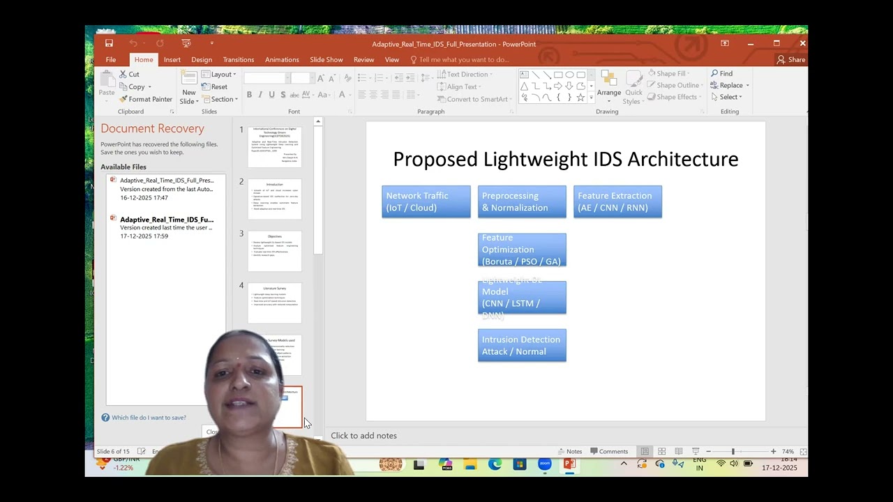 ICDTDE2025 –1099 – Adaptive and real-time intrusion detection system using lightweight deep learning