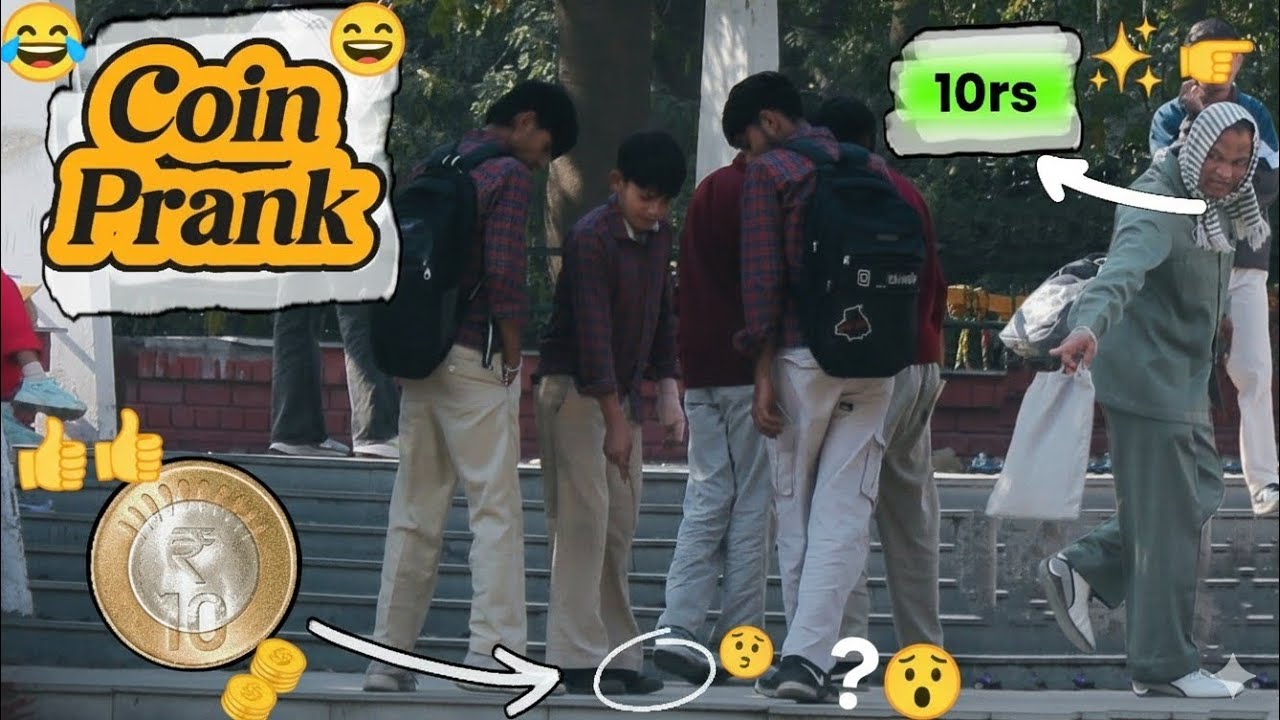 Coin Prank in Public 😱🤣 | लोग हिल गए 😂 | Funniest Prank Ever | AjjuBhaiAbohar
