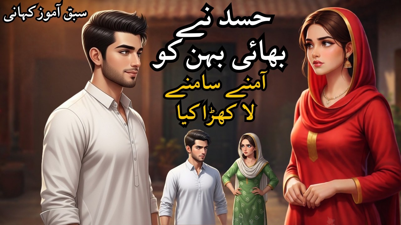 Bhai Behen Ki Hasad Bhari Kahani | Dil Hila Dene Wali Sabaq Amoz Story | Emotional Urdu Kahani