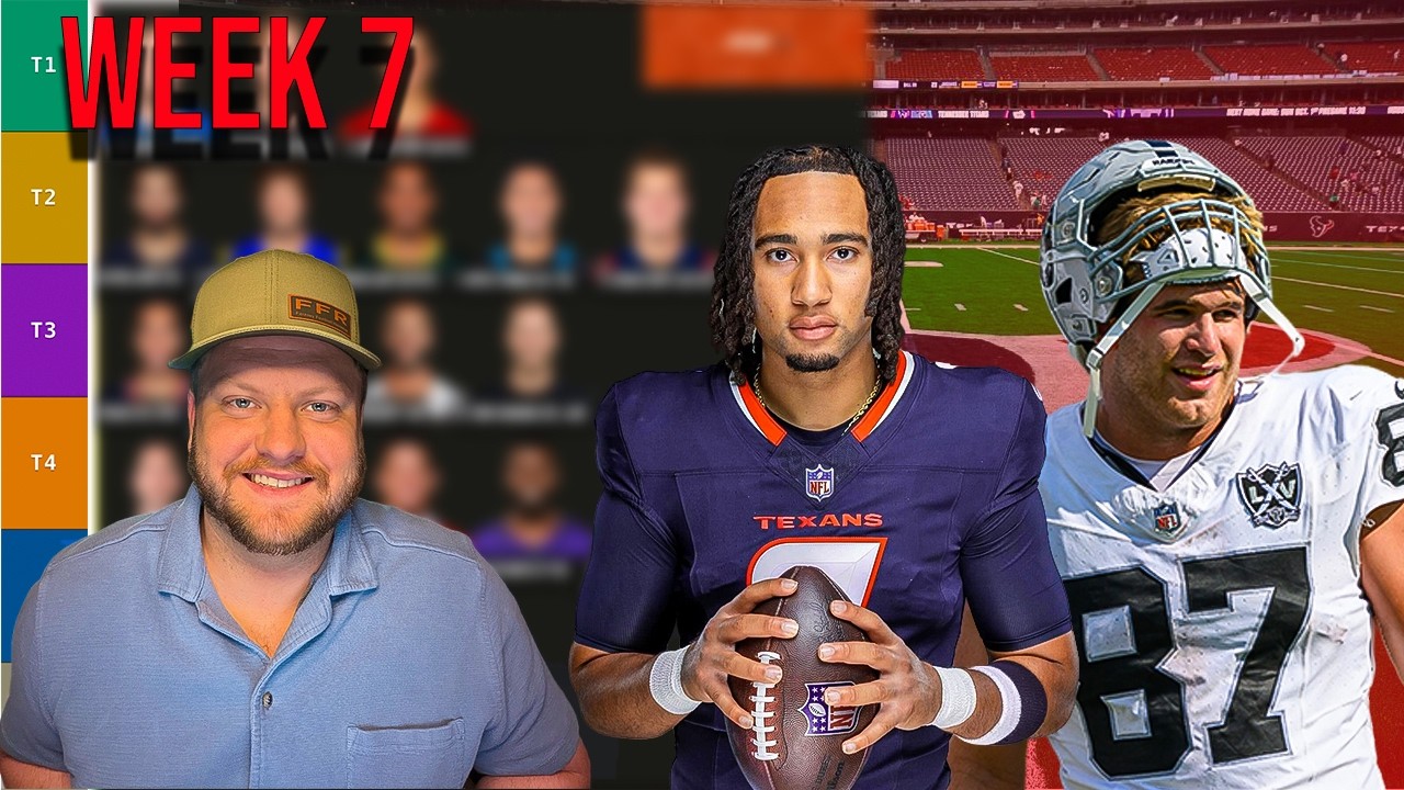 Week 7 Fantasy Football QB & TE Rankings (Top 17)