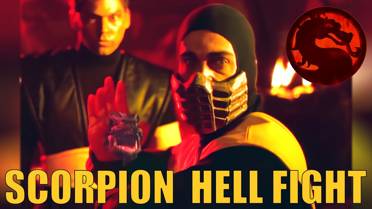 SCORPION hell fight [4K remaster fullscreen] (Mortal Kombat Conquest 1998)