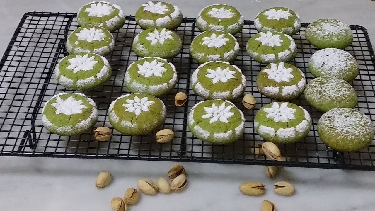 Pistachio cookies -  Galletas de pistacho