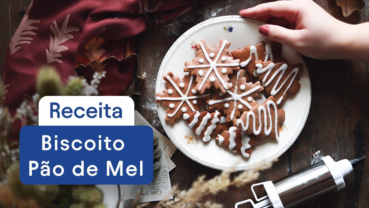 RECEITA GINGERBREAD de Natal - Biscoito pão de mel | BIANO Brasil + Lžička cukru