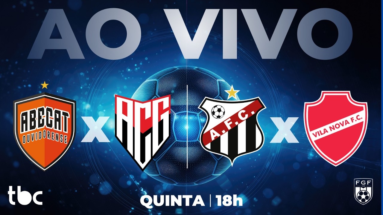RODADA DUPLA: ABECAT X ATLÉTICO GOIANIENSE | ANÁPOLIS X VILA NOVA  | 12/02/2026